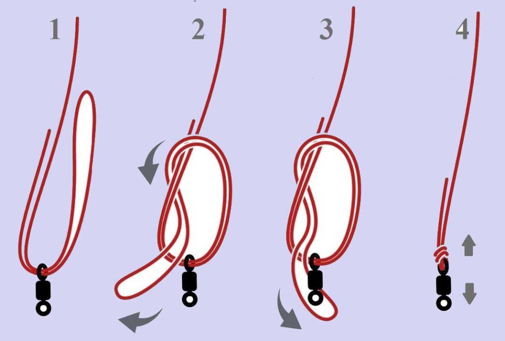 Фото как завязать крючок на леску
