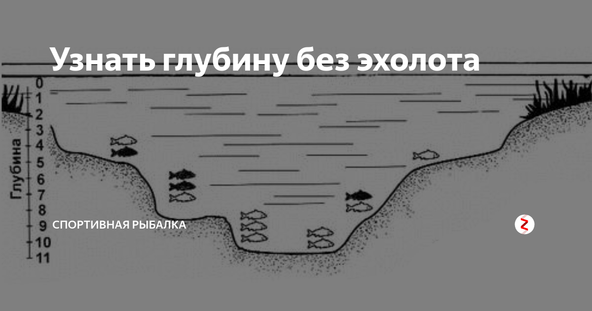 Как промерить глубину с помощью фидера?