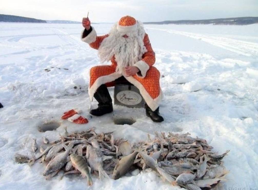 Зимняя рыбалка в Мороз