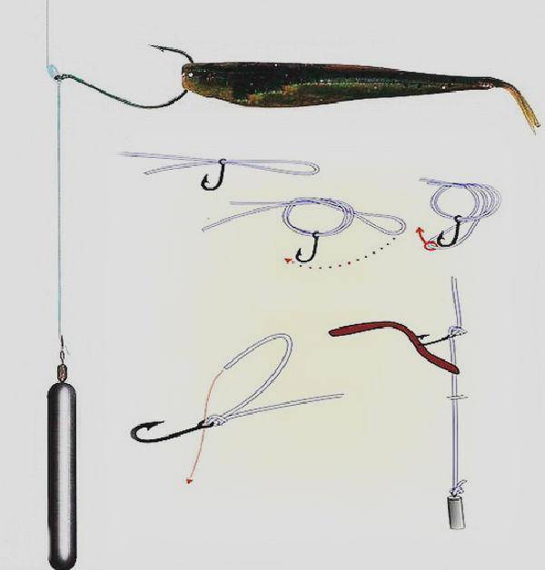 Оснастка дроп шот и ее монтаж для ловли окуня, судака и щуки