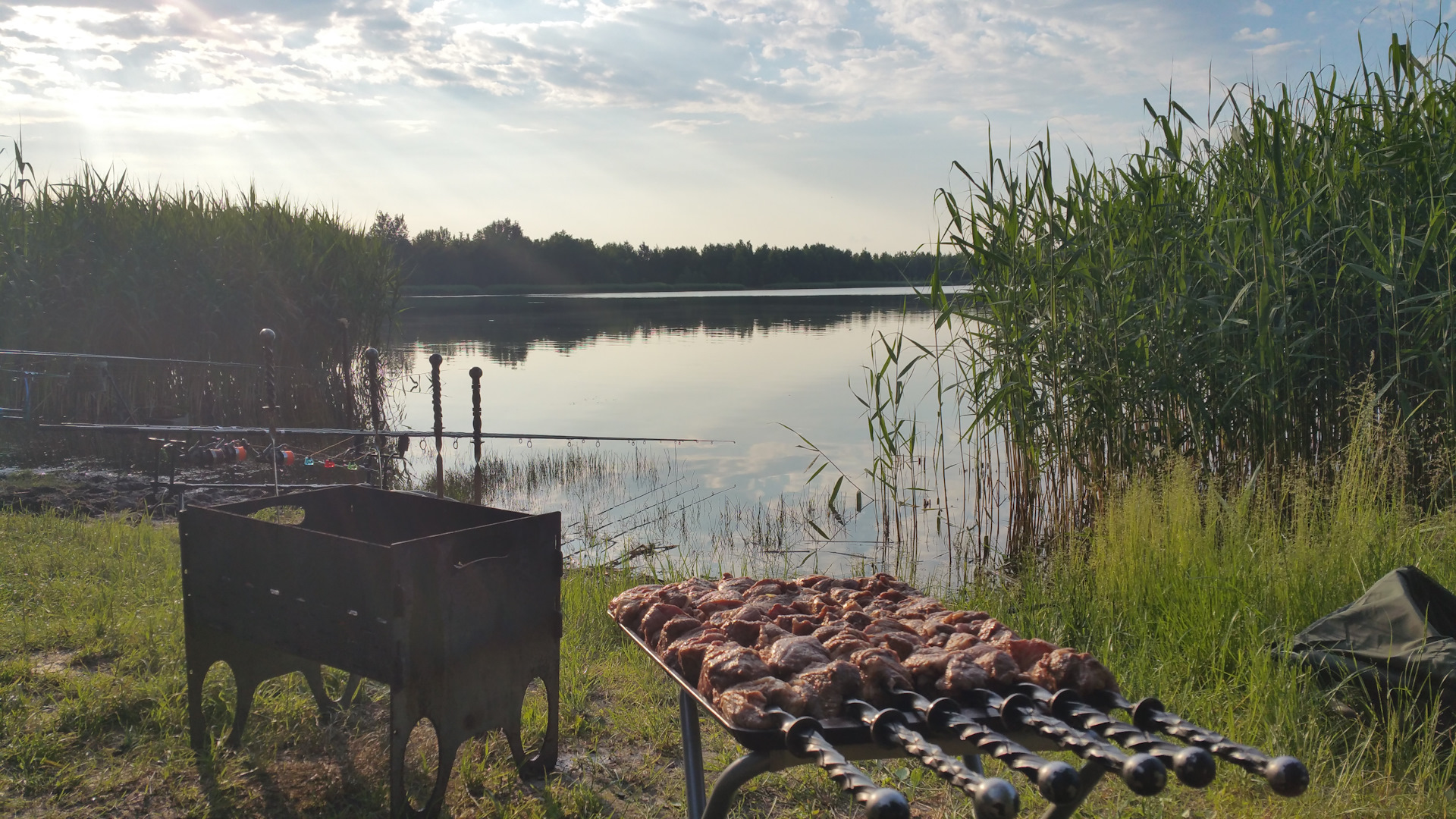 Рыбалка на озере