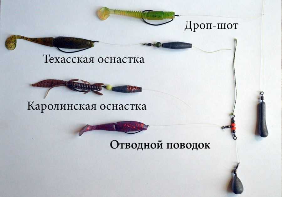 Поводковые оснастки - техасская, каролинская, отводной поводок, московская