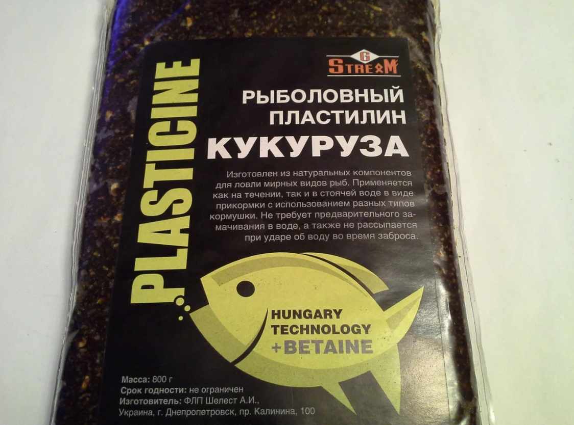 Пластилин для рыбалки состав, рецепты, применение