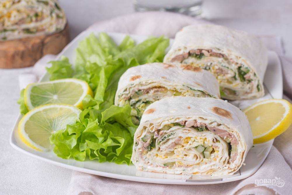 Рулеты из лаваша с разными начинками на праздничный стол - простые и вкусные рецепты на новый год 2024