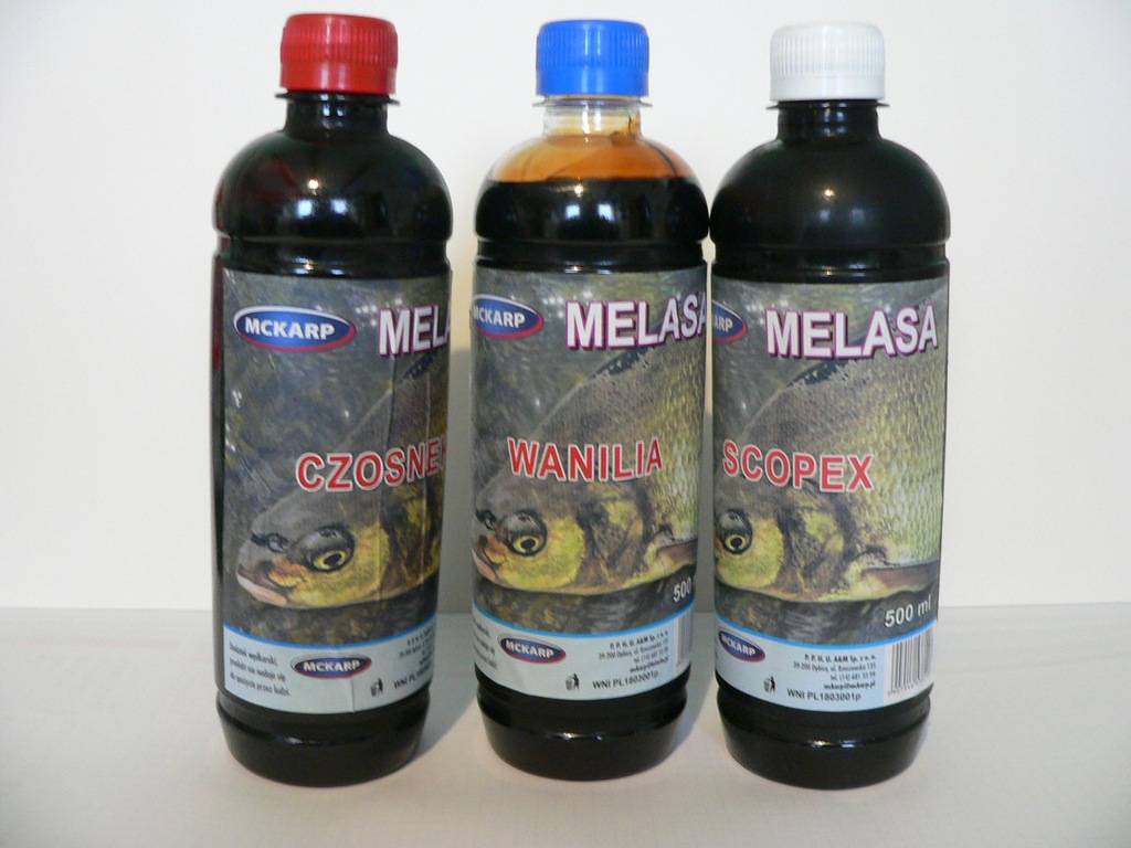Использование мелассы для рыбалки