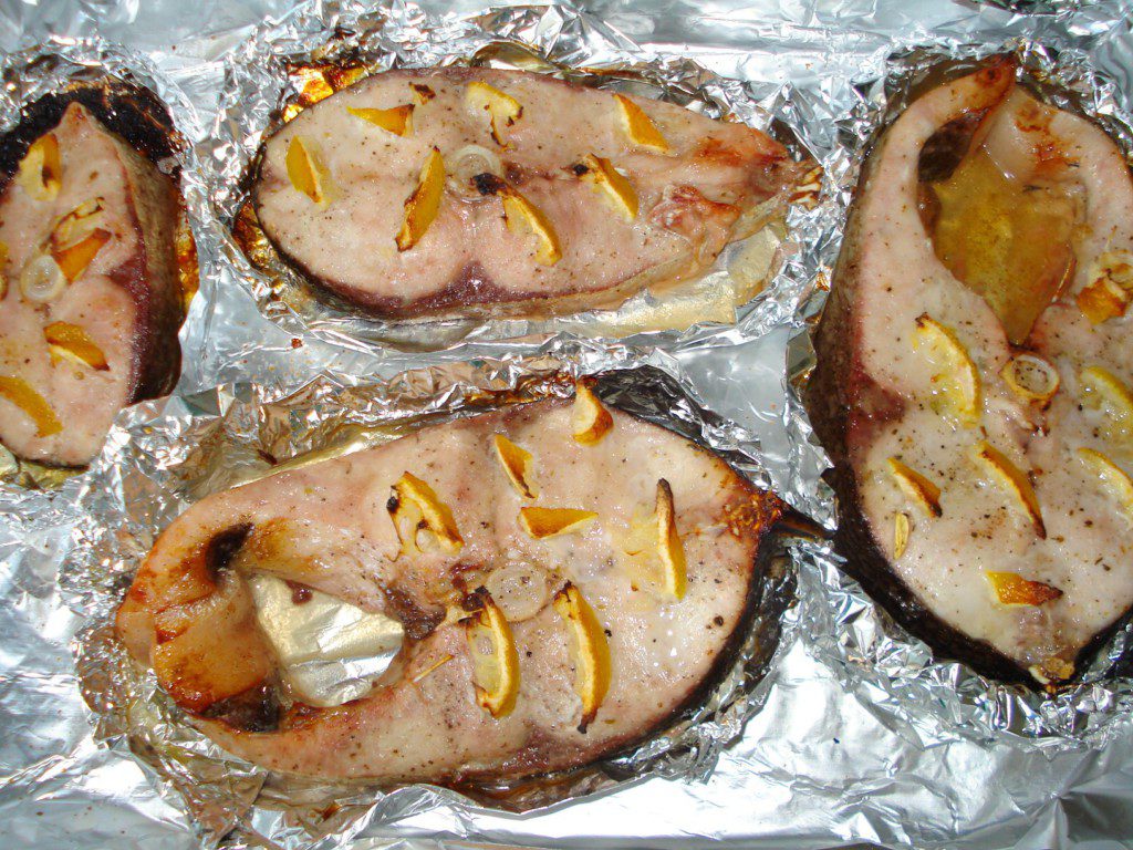 Вкусный рецепт рыбы в духовке в фольге
