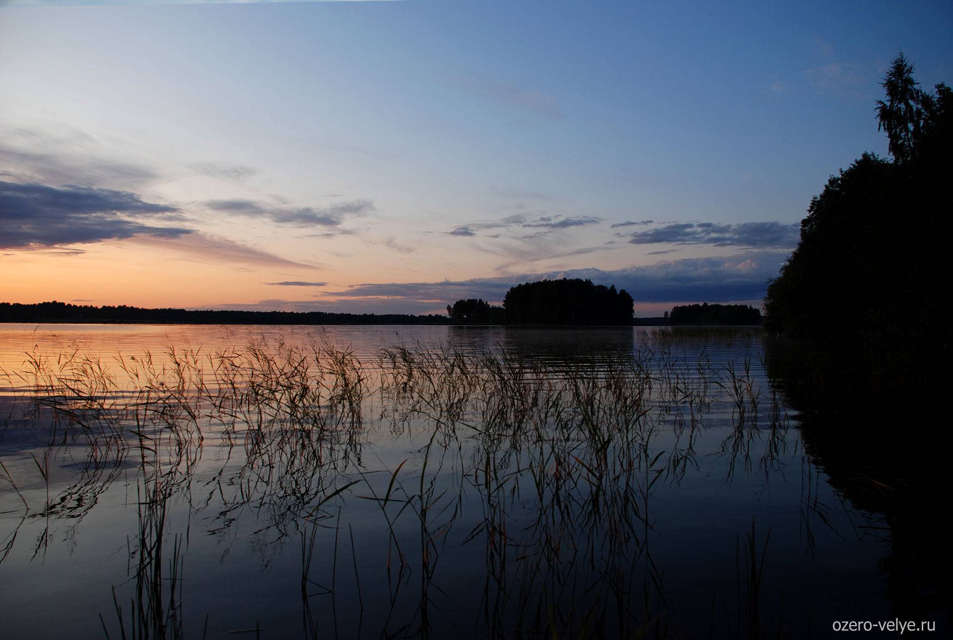 Озеро вельё — место для рыбака