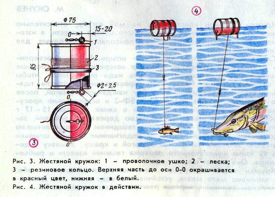 Ловля щуки на кружки