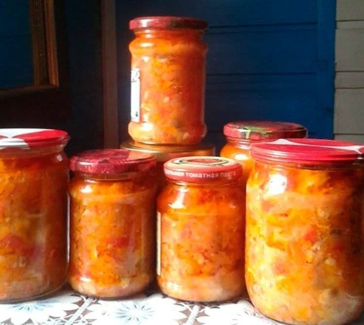 Самый вкусный салат со скумбрией с овощами на зиму