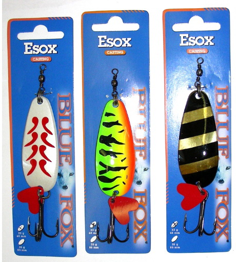 Обзор блесны blue fox esox