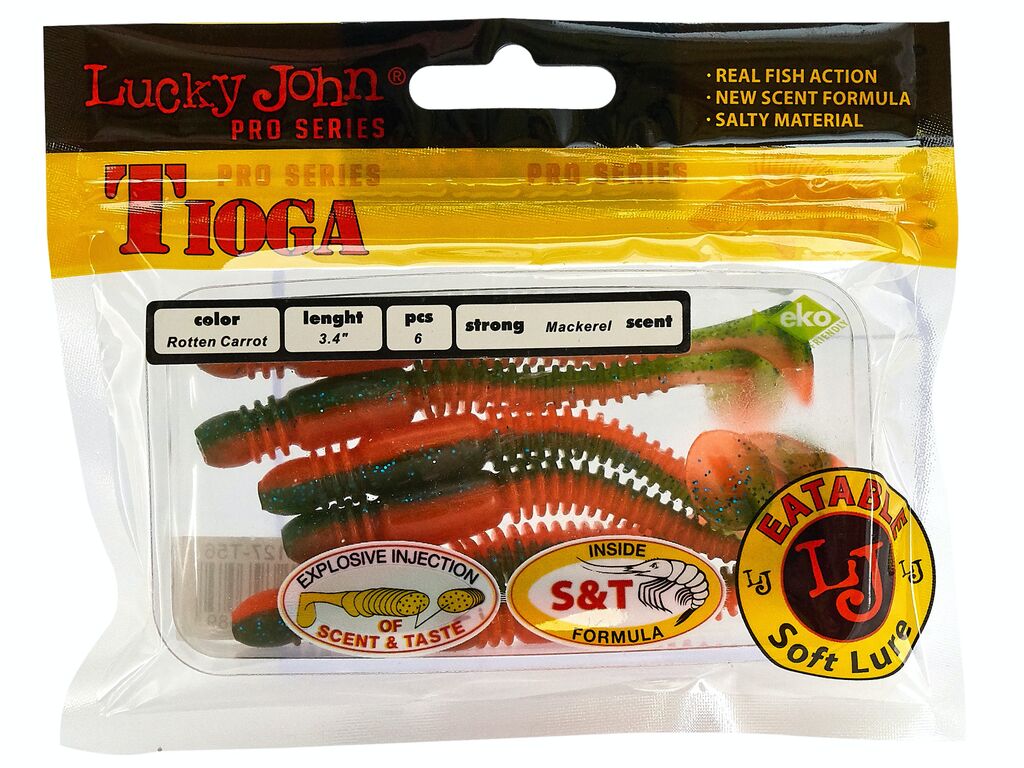 Съедобная приманка tioga от lucky john pro series - fish-club.net
