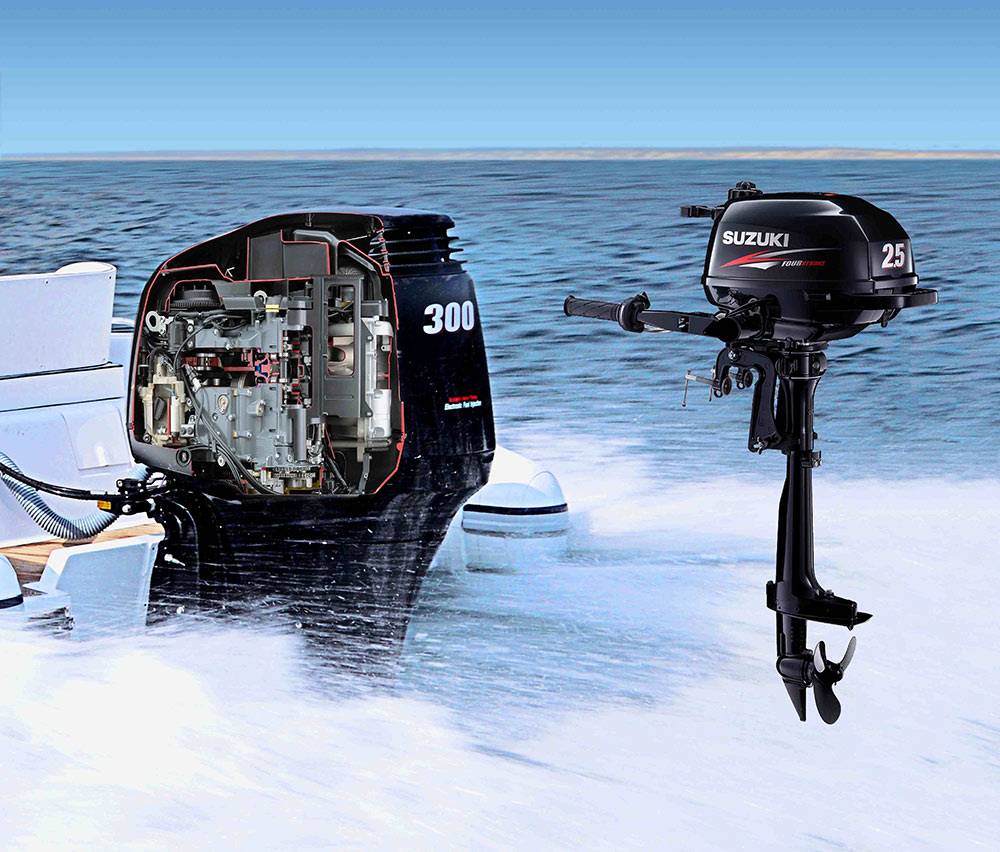 Подвесной мотор на надувной лодке: поясняем все нюансы
