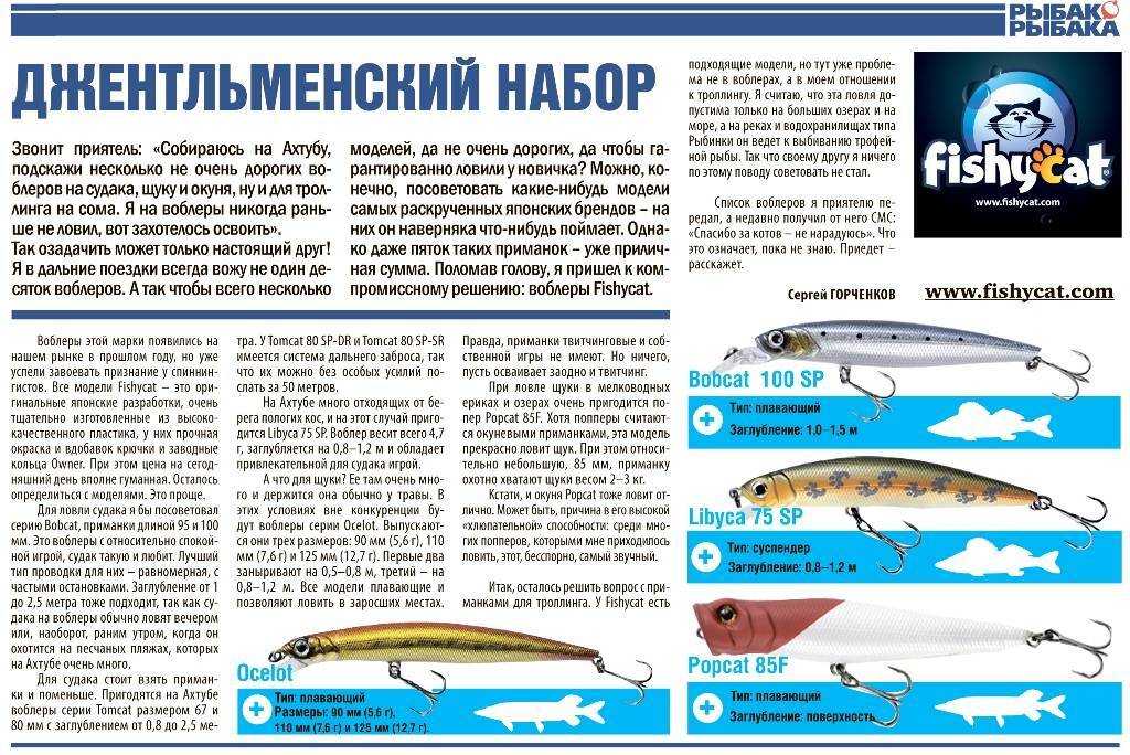 Воблеры на щуку - лучшие уловистые приманки и техника ловли