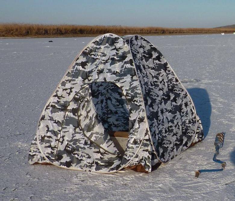 Палатки для зимней рыбалки — виды, оборудование и обустройство