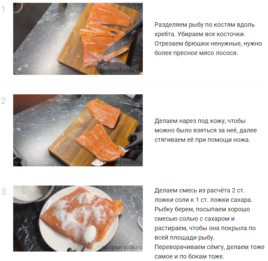 Засолить лосось в домашних условиях классический рецепт