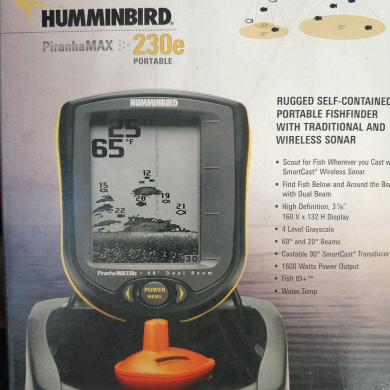 Эхолот humminbird piranhamax 230 portable
