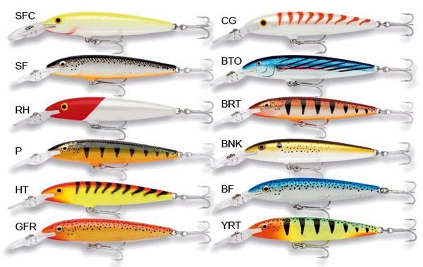 Воблеры rapala shad rap обзор лучших моделей воблеров