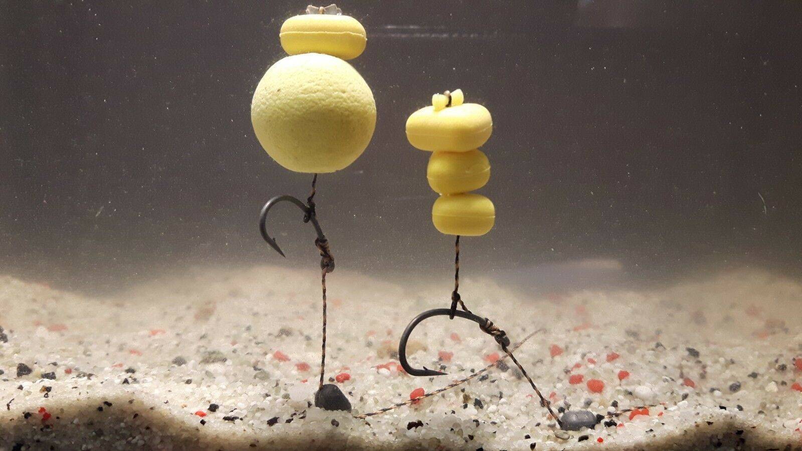 Как ловить рыбу на пенопластовые шарики