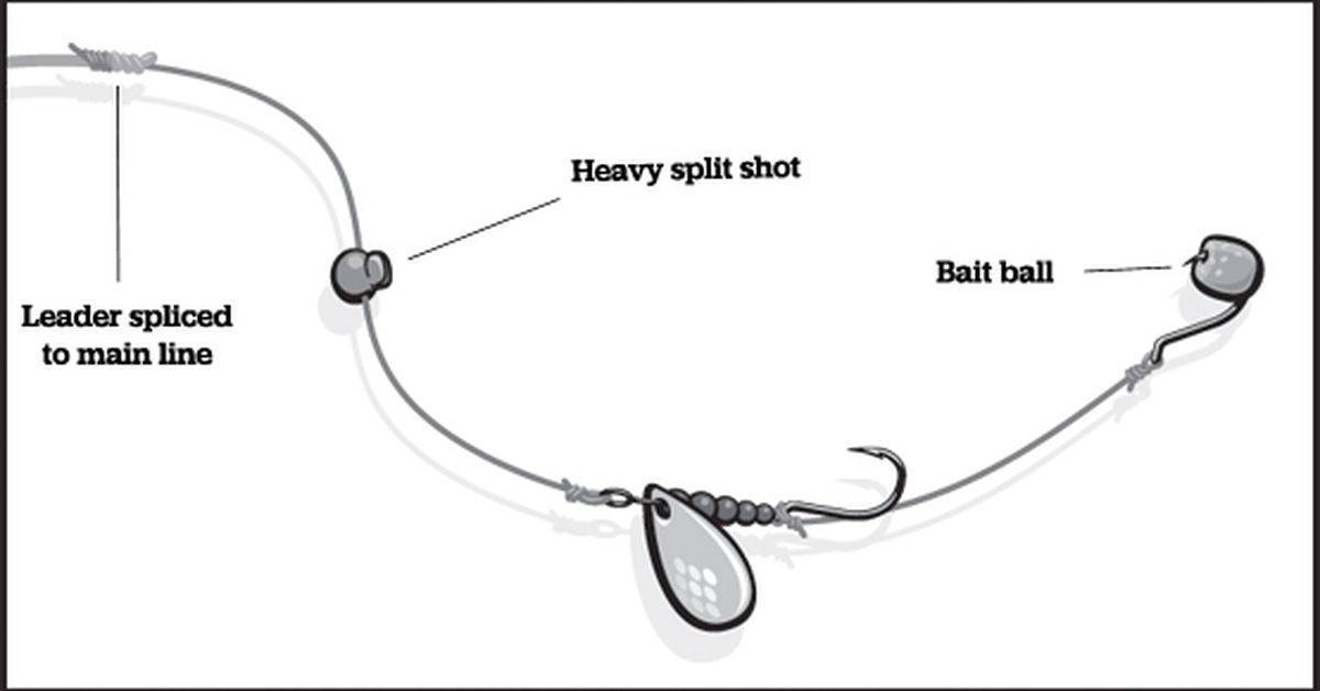 Улучшенный сплит шот (split shot rig) — оснастка для ловли окуня, щуки и судака