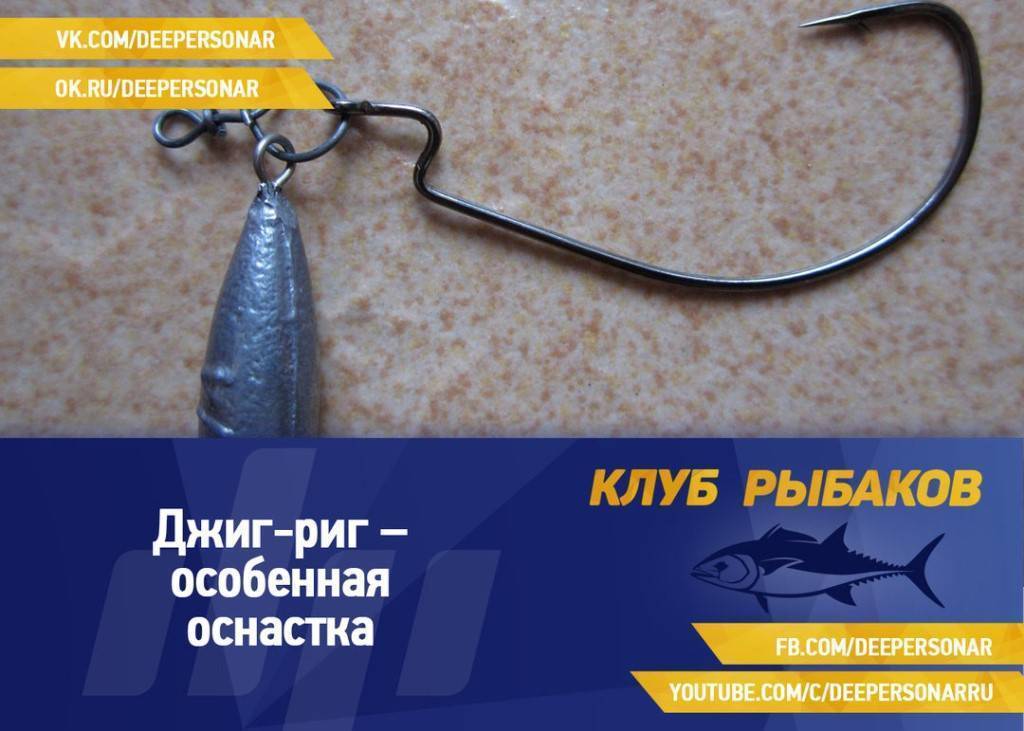 Особенности оснастки джиг риг - читайте на сatcher.fish