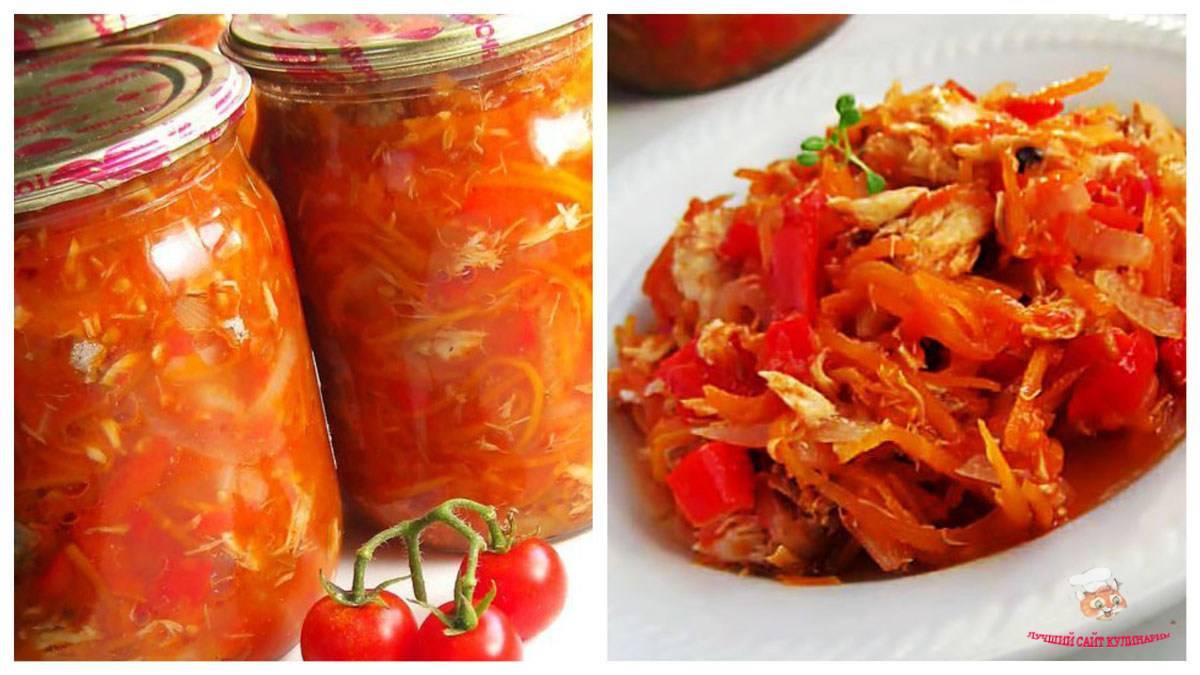 Как приготовить салат из скумбрии с овощами на зиму — 5 рецептов консервации