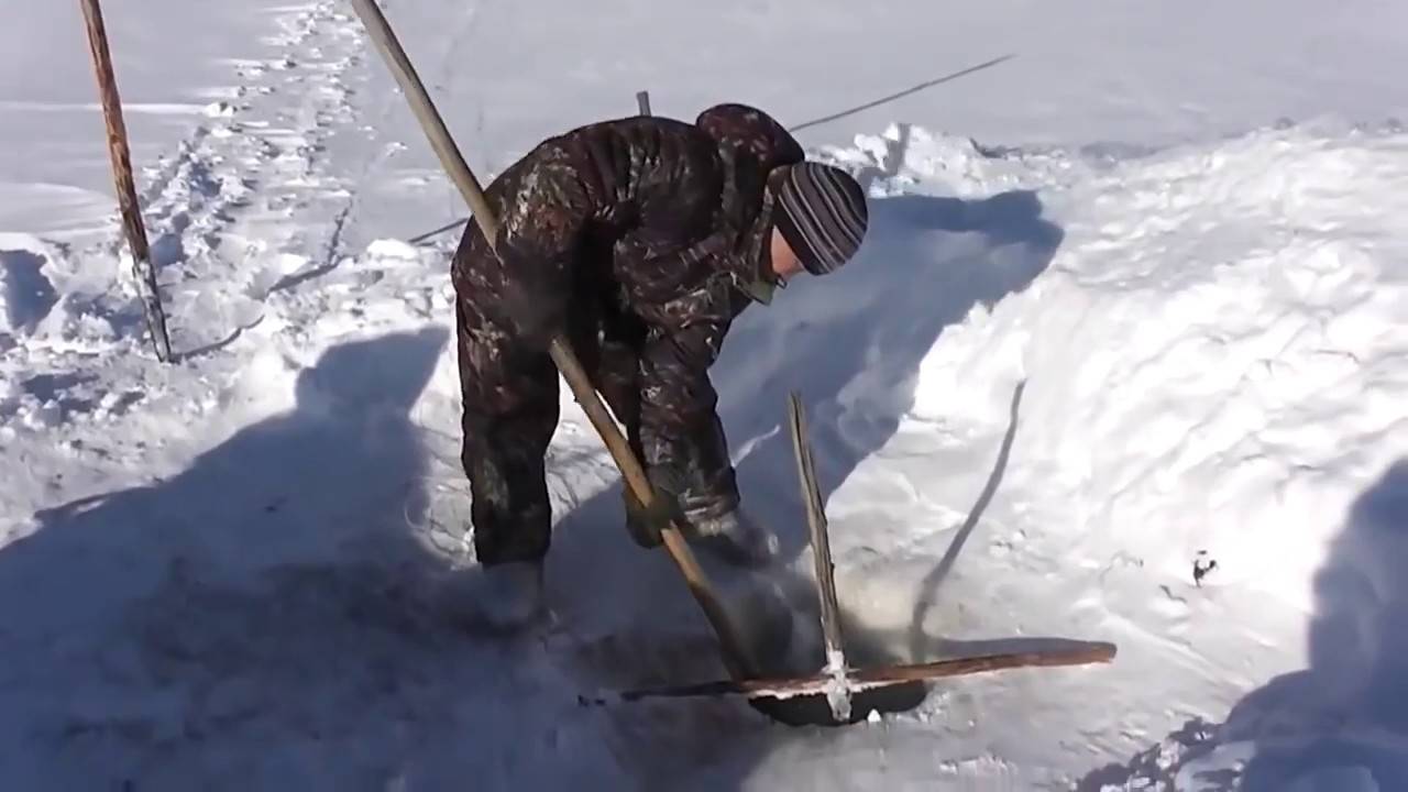 Ловля налима зимой