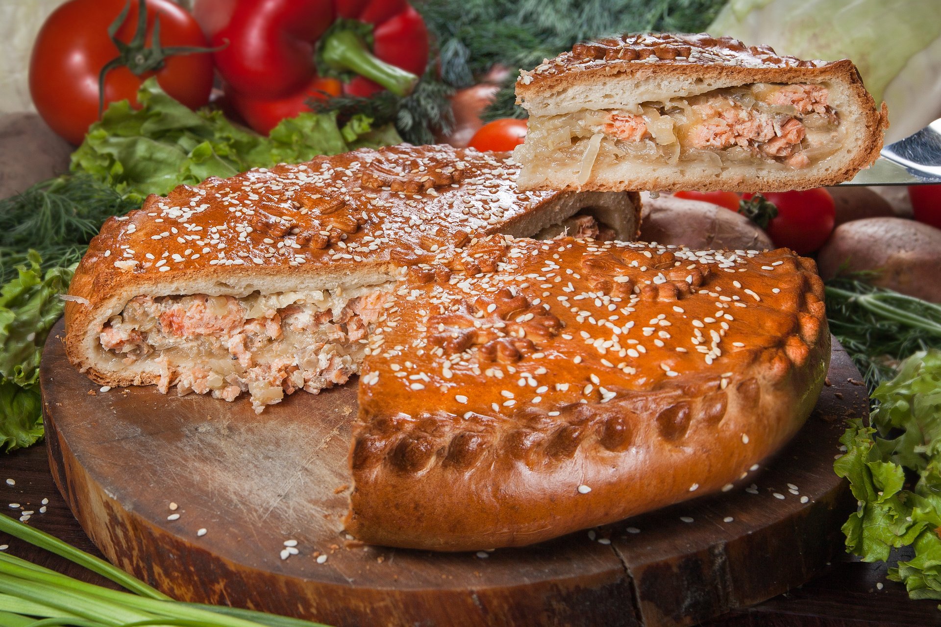Пирог со щукой