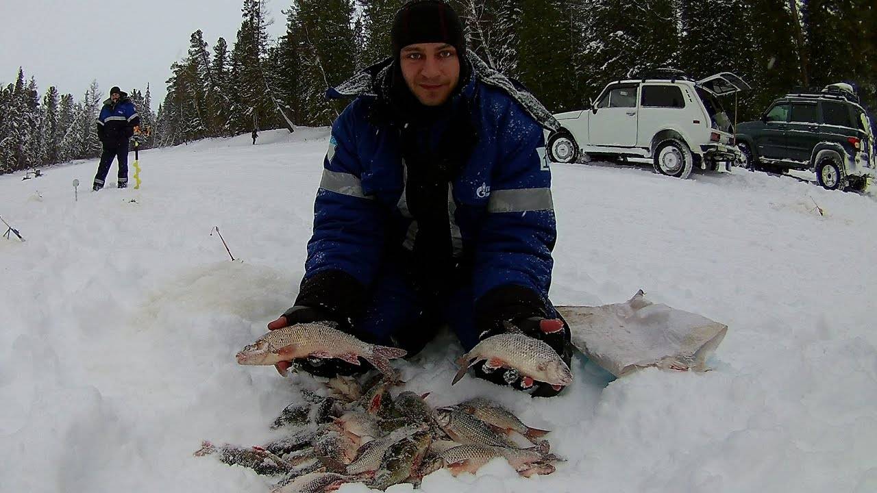 Видео о зимней рыбалке - я увлечен рыбалкой.
