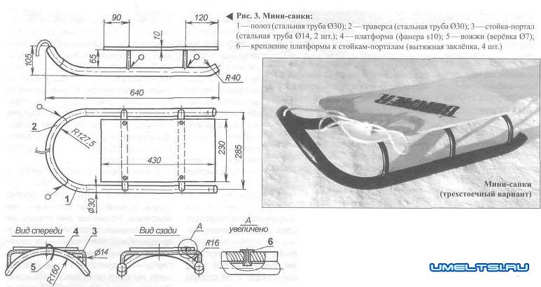 Как сделать санки для рыбалки своими руками?