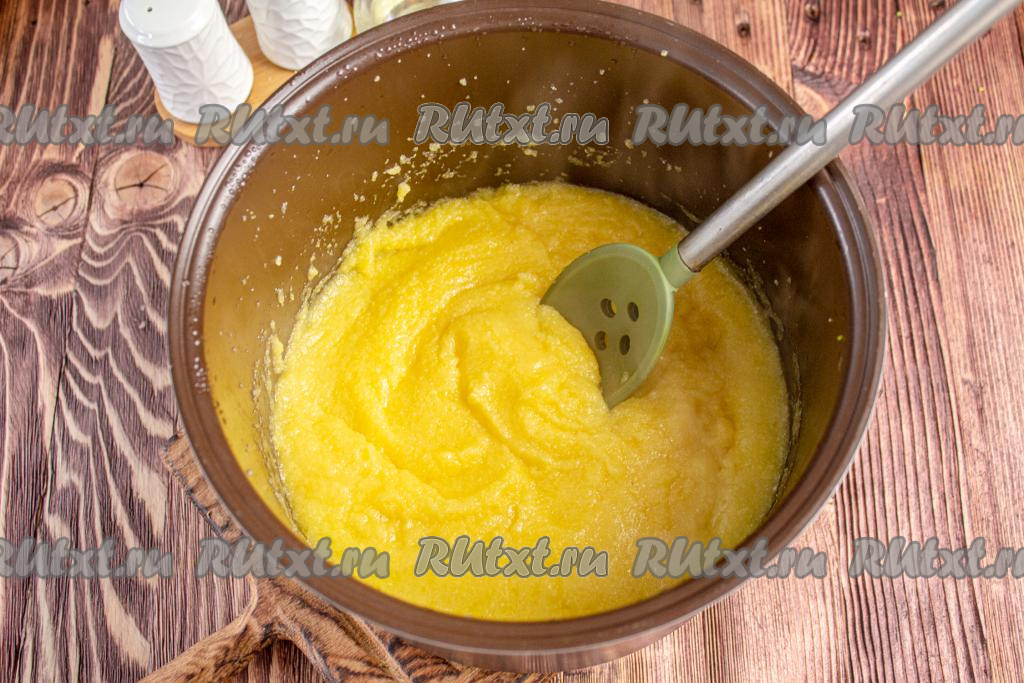 Мамалыга для рыбалки из кукурузной муки и крупы