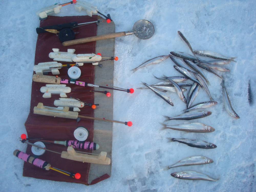 Удочка с кивком для зимней ловли и метод подготовки снасти