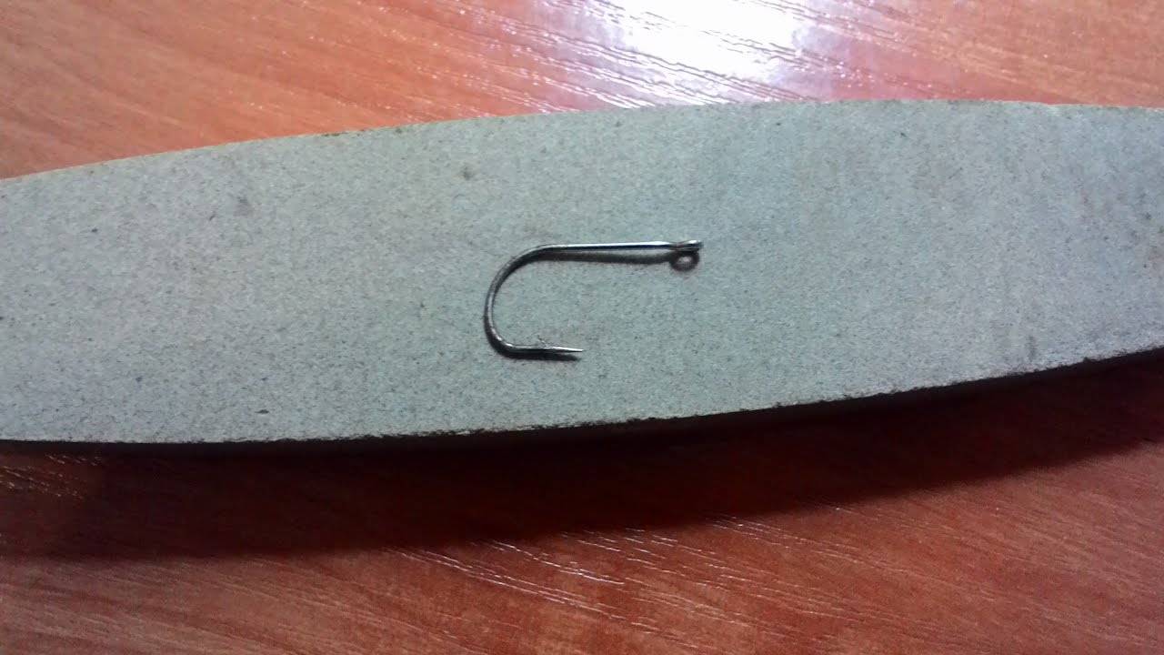 Заточка рыболовных крючков в домашних условиях