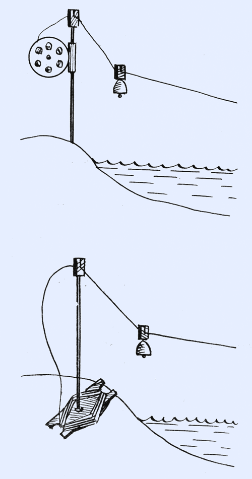 Закидушка на карася: самая простая схема с двумя крючками