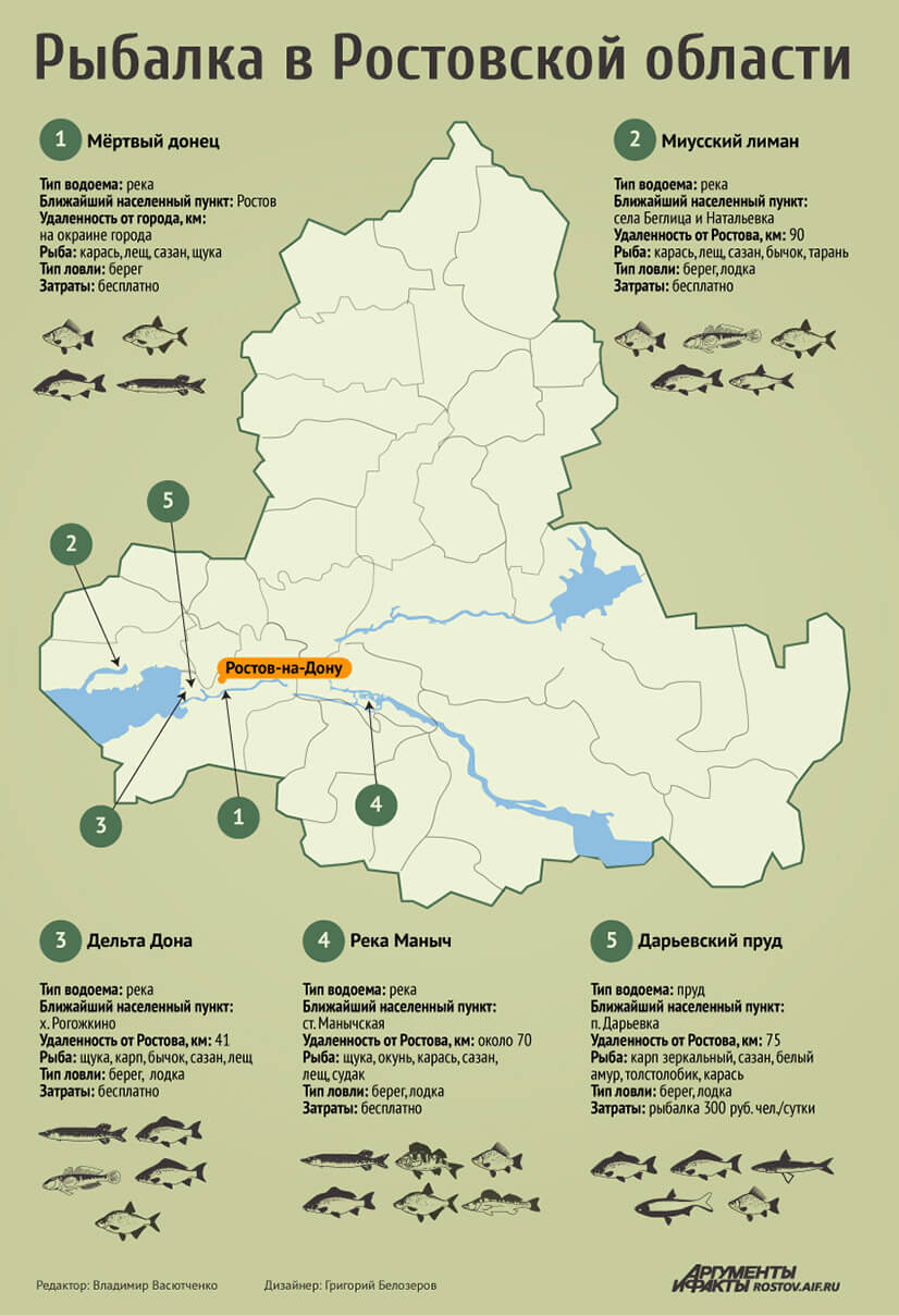 Карта платных водоемов