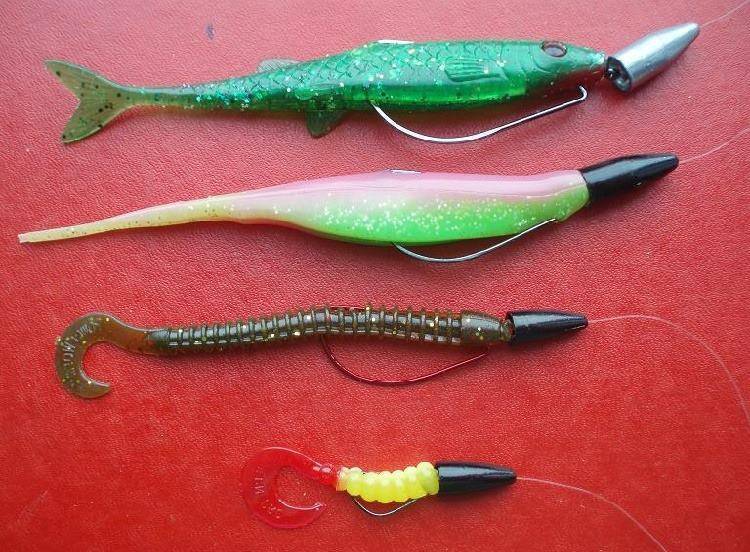 Съедобная резина – отличная наживка для рыбалки на щуку или окуня