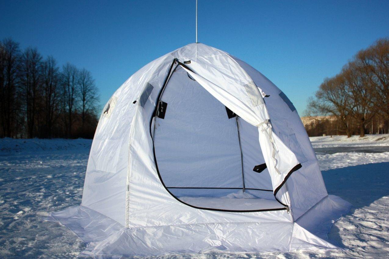 Как выбрать палатку для зимней рыбалки: разновидности и особенности