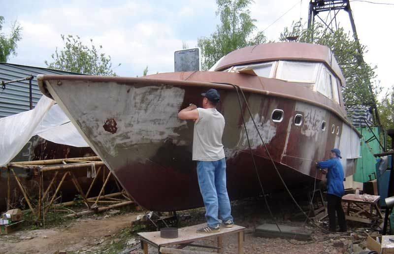 Чем красить металлические лодки, покраска стальной, дюралюминиевой лодки, обработка перед покраской