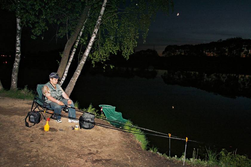 Как ловить карпа ночью на пруду