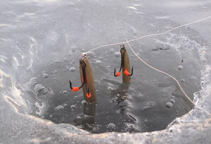 Зимняя рыбалка на балду