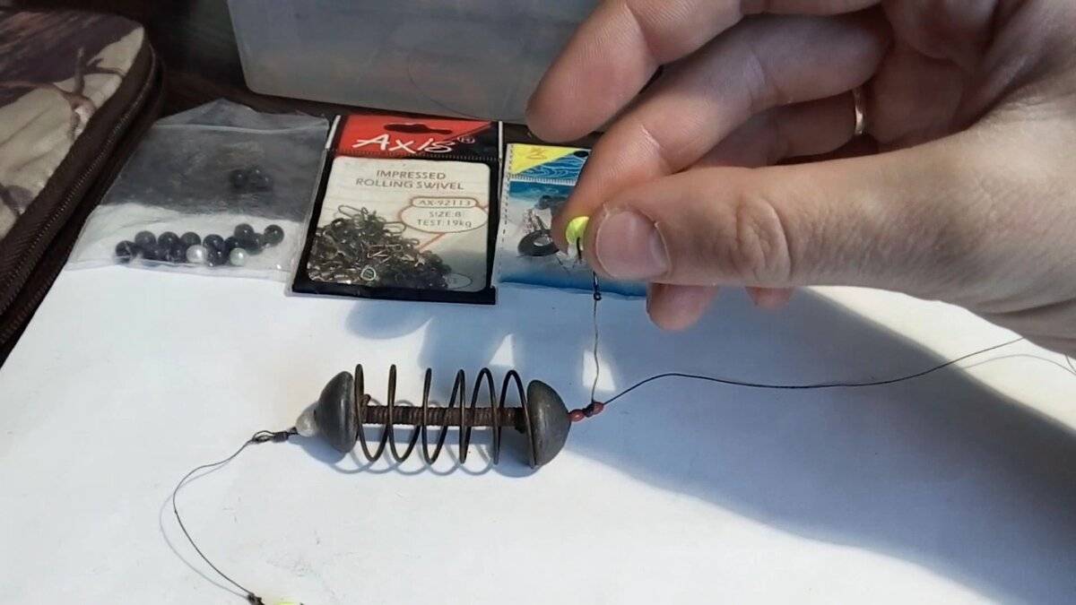Каша для рыбалки на пружину
